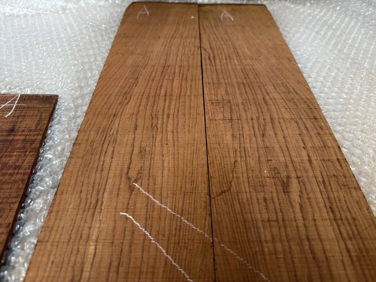 貴重☆柾目 ホンジュラス ローズウッド(ニューハカランダ)サイド・バック材 Dサイズ アコースティックギター　横板裏板　A_画像7