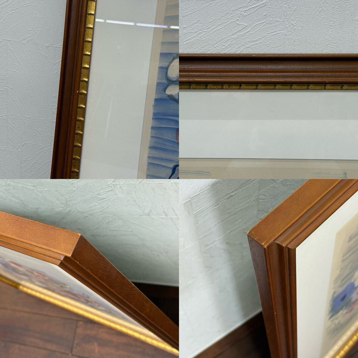 H17KZ7a Raoul Dufy ラウル・デュフィ 花 リトグラフ 額装 12号