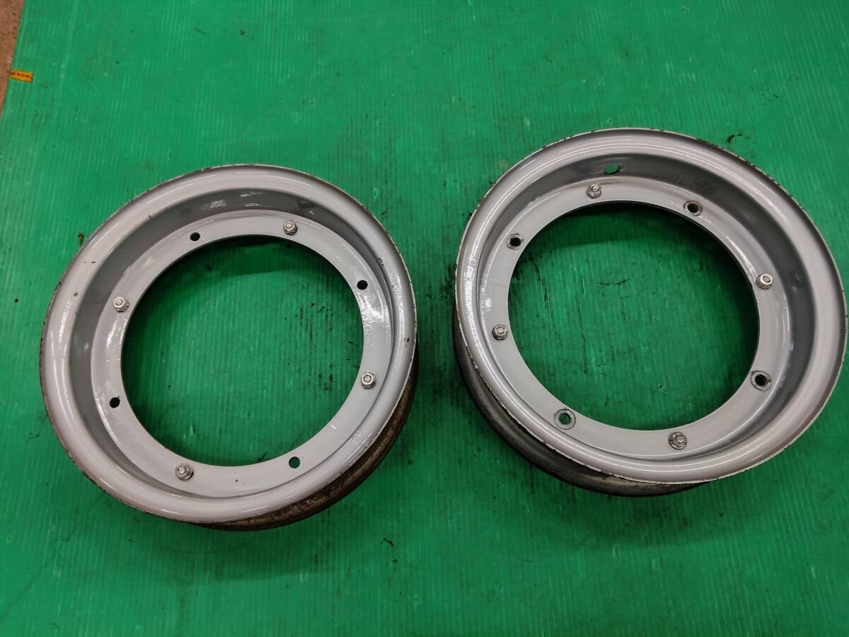 100　1F　ホンダ　ダックス70　DAX　ST70　ホイールセット　4本ハブ用　中古?、凇?0250805