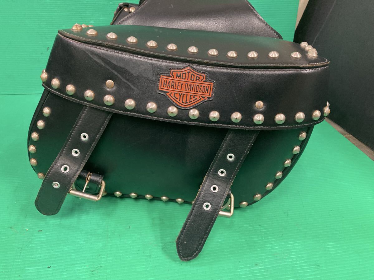 140*B2【ハーレー XL883 スポーツスター外し】サイドバック サドルバック ハーレーダビッドソン 250813_画像1