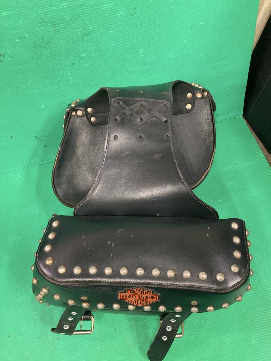 140*B2【ハーレー XL883 スポーツスター外し】サイドバック サドルバック ハーレーダビッドソン 250813_画像2