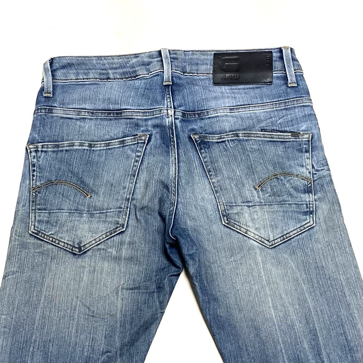 送料無料 G-STAR ROW 3301 straight stretch denim_画像5