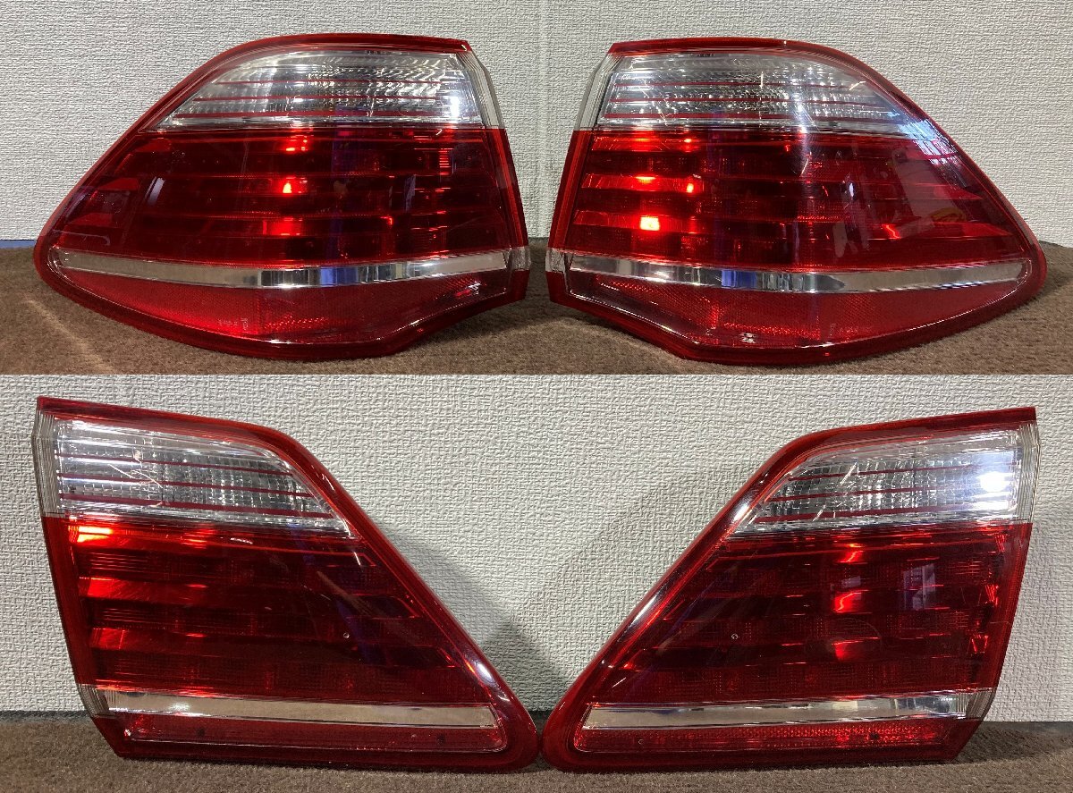 トヨタ GRS200 クラウン 純正 テールランプ 4点セット 点灯確認
