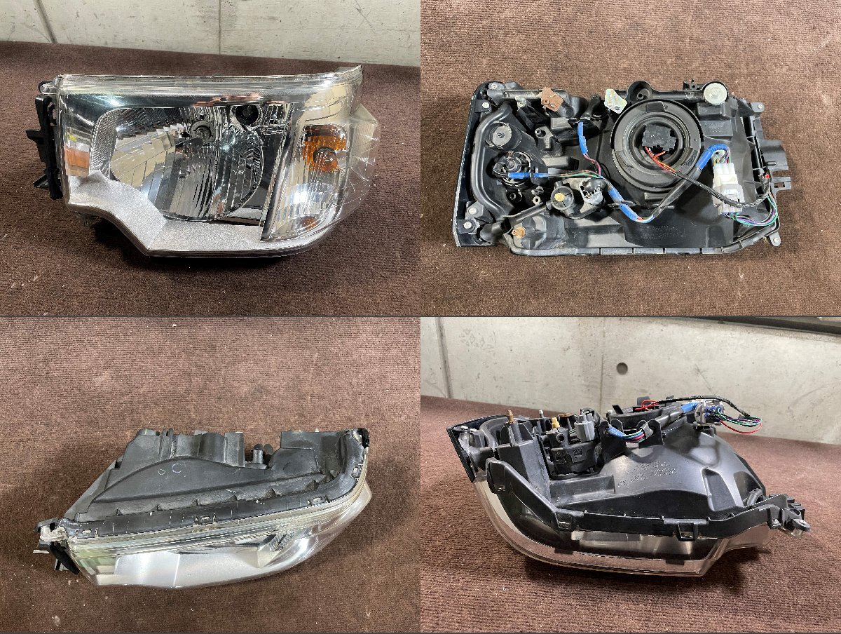 H25 год поздняя версия последняя модель U62 Mitsubishi Мицубиси Minicab оригинальный передняя фара левый и правый в комплекте галоген STANLEY W0688 U61 U71 U72 U68 U69