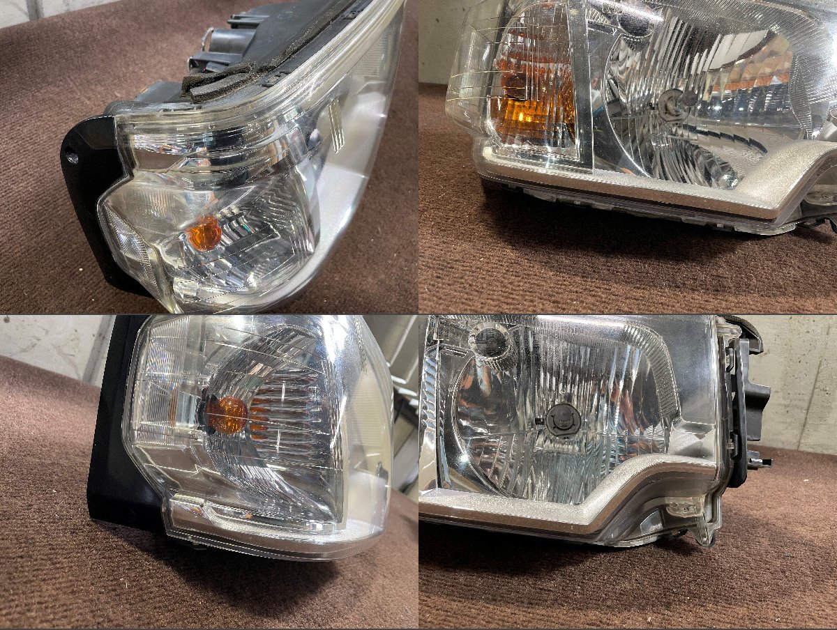 H25 год поздняя версия последняя модель U62 Mitsubishi Мицубиси Minicab оригинальный передняя фара левый и правый в комплекте галоген STANLEY W0688 U61 U71 U72 U68 U69