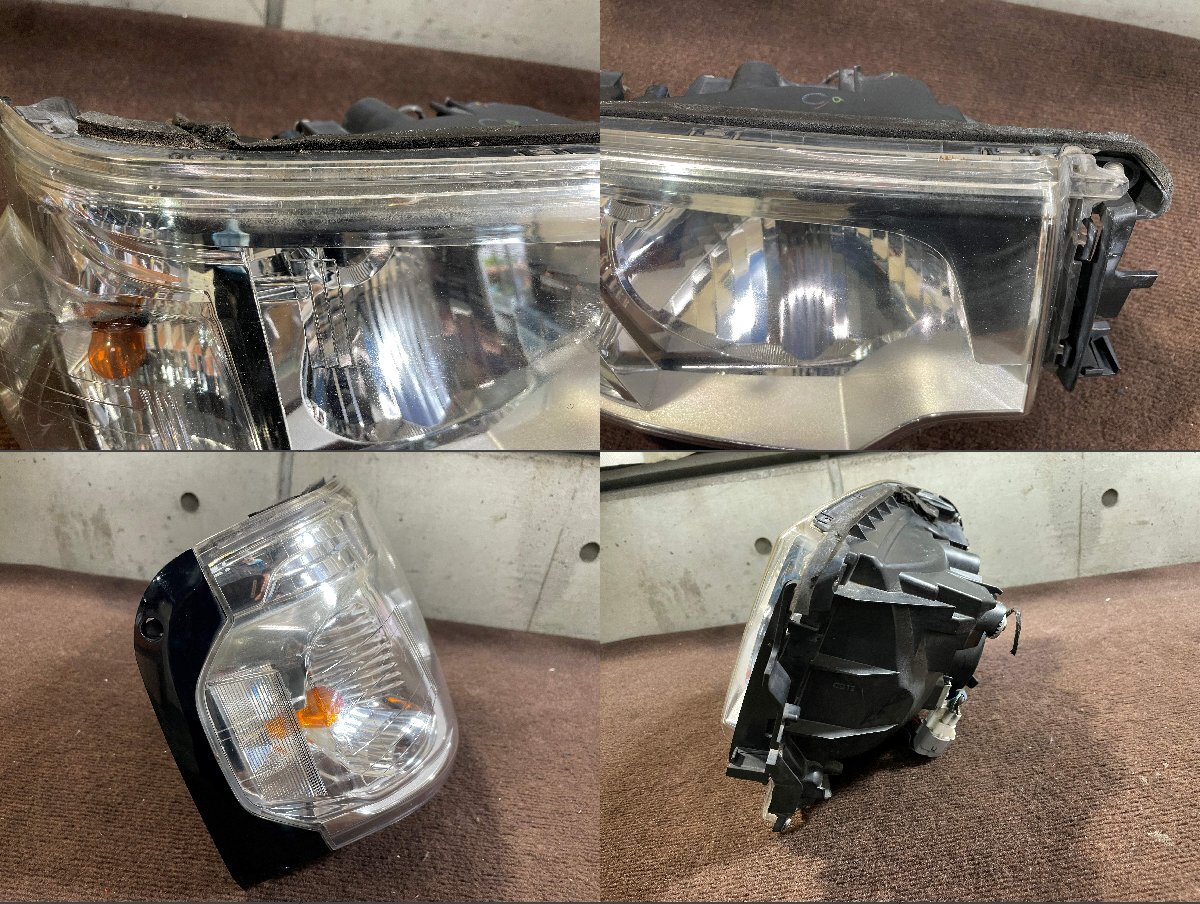 H25 год поздняя версия последняя модель U62 Mitsubishi Мицубиси Minicab оригинальный передняя фара левый и правый в комплекте галоген STANLEY W0688 U61 U71 U72 U68 U69