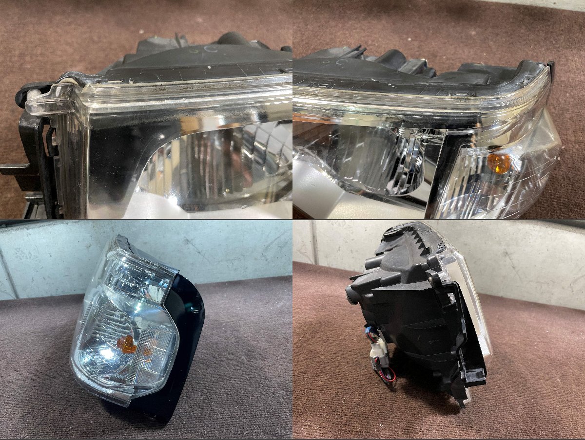 H25 год поздняя версия последняя модель U62 Mitsubishi Мицубиси Minicab оригинальный передняя фара левый и правый в комплекте галоген STANLEY W0688 U61 U71 U72 U68 U69
