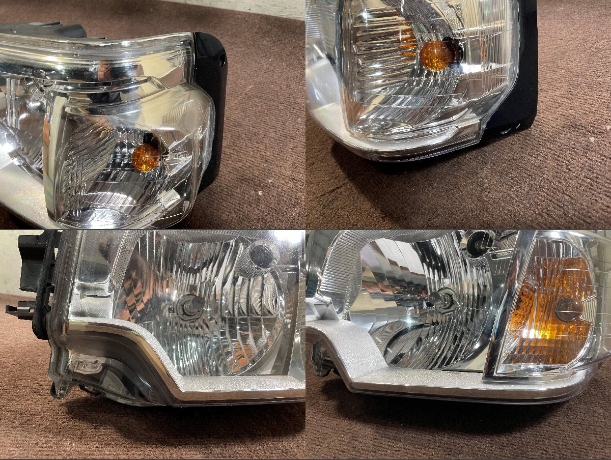 H25 год поздняя версия последняя модель U62 Mitsubishi Мицубиси Minicab оригинальный передняя фара левый и правый в комплекте галоген STANLEY W0688 U61 U71 U72 U68 U69