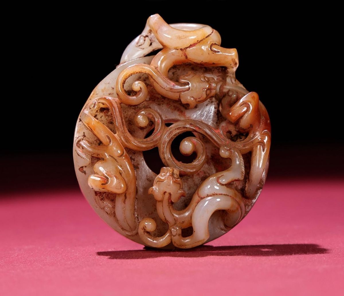 珊瑚　観音像　置物　彫刻 アンティーク 本珊瑚 83.5g 観音菩薩 彫刻 置物