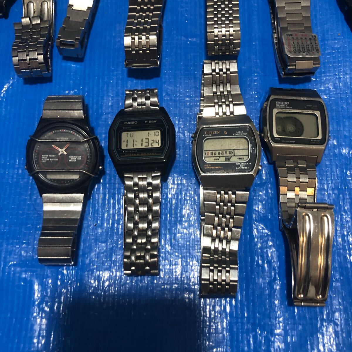G-SHOCK、SEIKO含む腕時計まとめ売り デジタル 腕時計 まとめ売り 16本 稼働品含む ジャンク CASIO