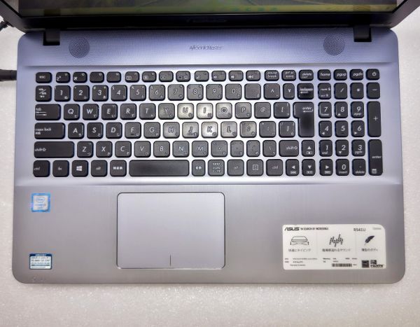 [B級(jí)品/返品不可]Win11 15.6型 快適メモリ SSD搭載 ASUS VivoBook R541U(Core i5-6198DU 2.3GHz/8GB/SSD 256GB/Wi-Fi/DVDマルチ/Webカメラ)