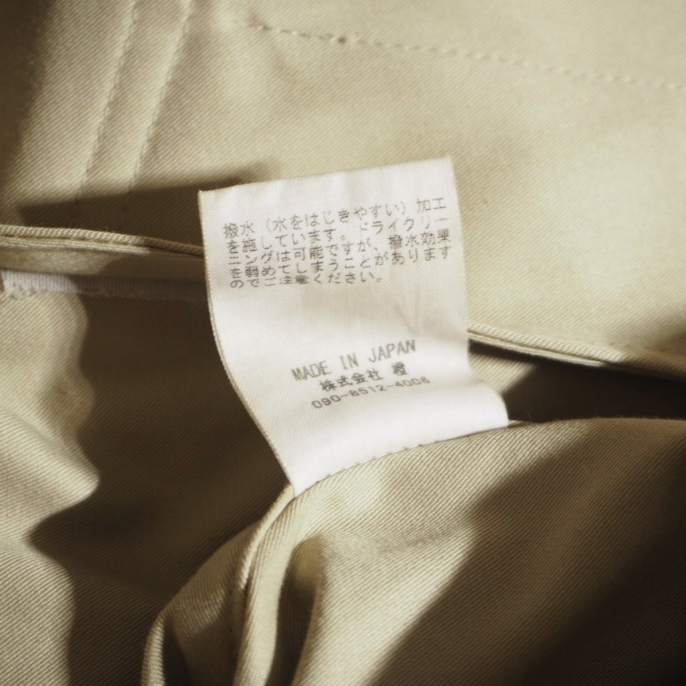 R0102H2　▼JUN MIKAMI ジュンミカミ▼　brisbane moss coat &brisbane moss hood VENTILE コットン 2way スプリングコート ベージュ 春秋