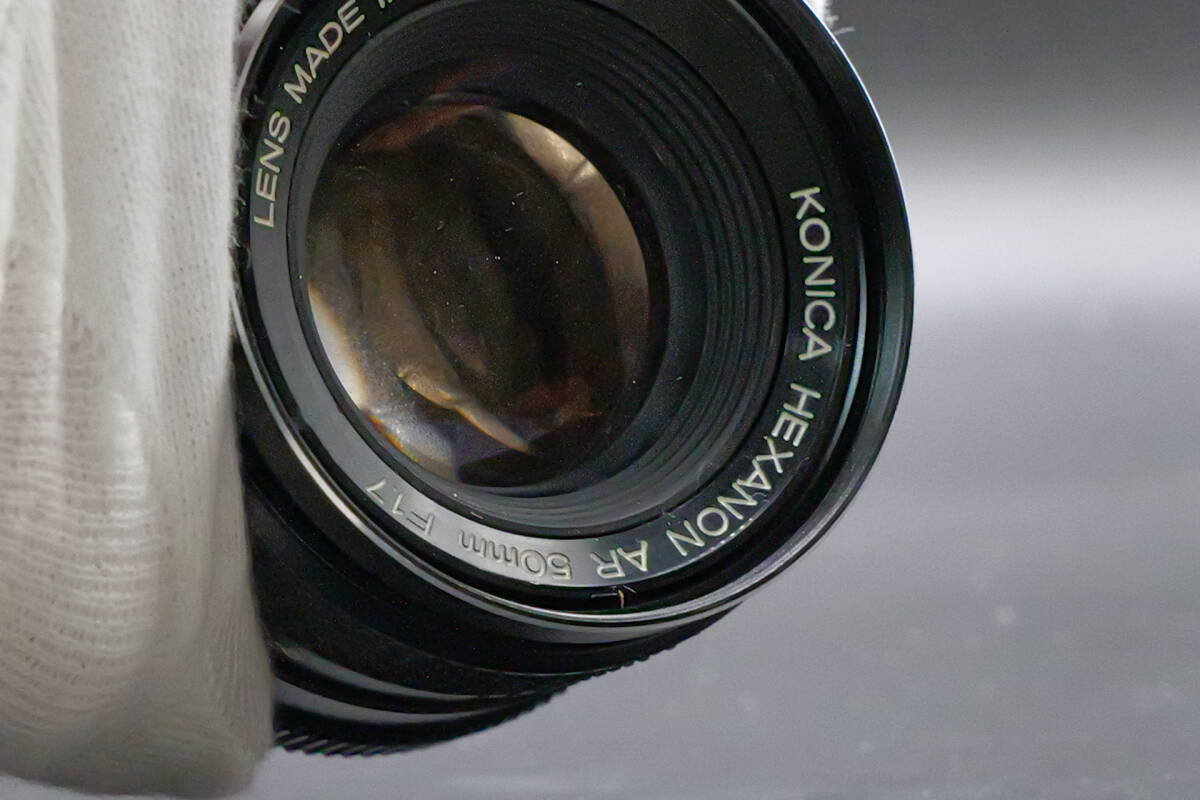 【外観美品】現状品　コニカ KONICA HEXANON AR 50mm F1.7 　＠70_画像5