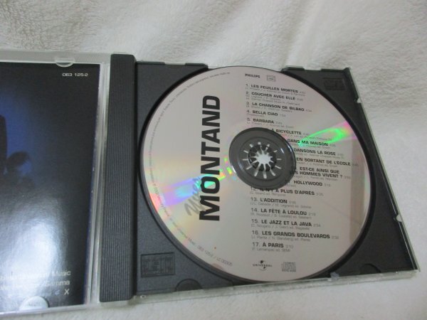 イヴ・モンタン 【CD・17曲】　枯葉、ジャズとジャバ、グラン・ブルヴァール_画像3