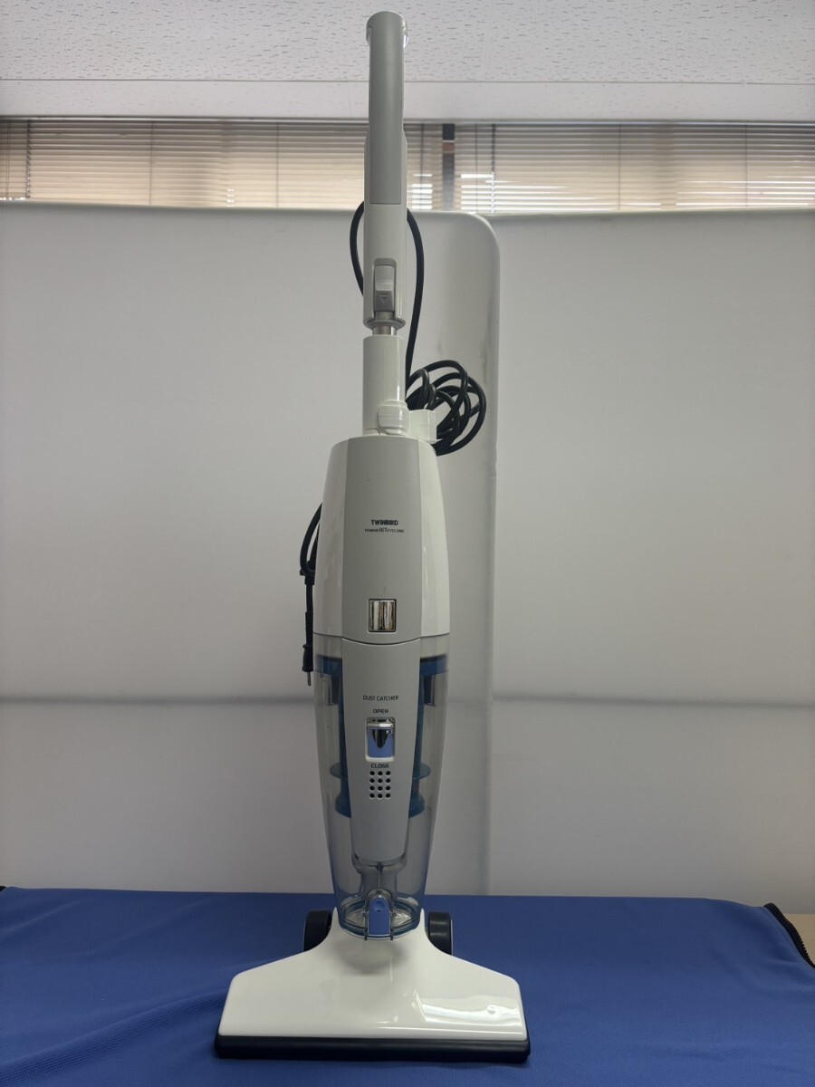 258☆【引取り限定】 美品TWINBIRD スティック型クリーナー TC-EA36型/2019年製 掃除機 ツインバード