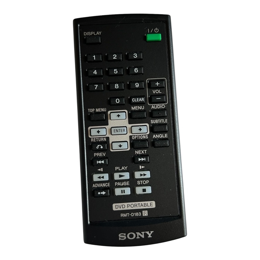 SONY ソニー 純正 リモコン RMT-D183 ポータブルDVDプレーヤー DVD PORTABLE PLAYER コントローラー リモート 未確認 S