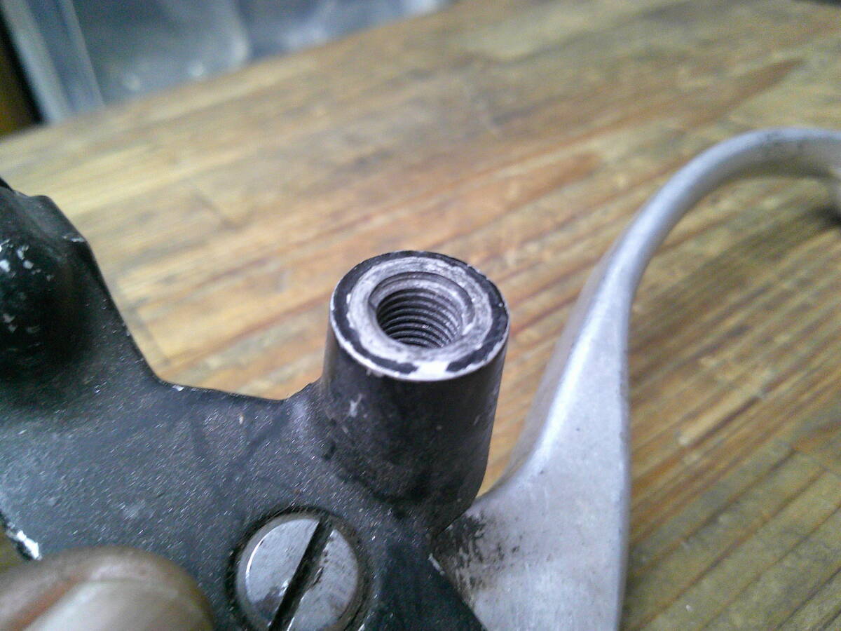 CB750F,クラッチレバーホルダー、中古_画像7