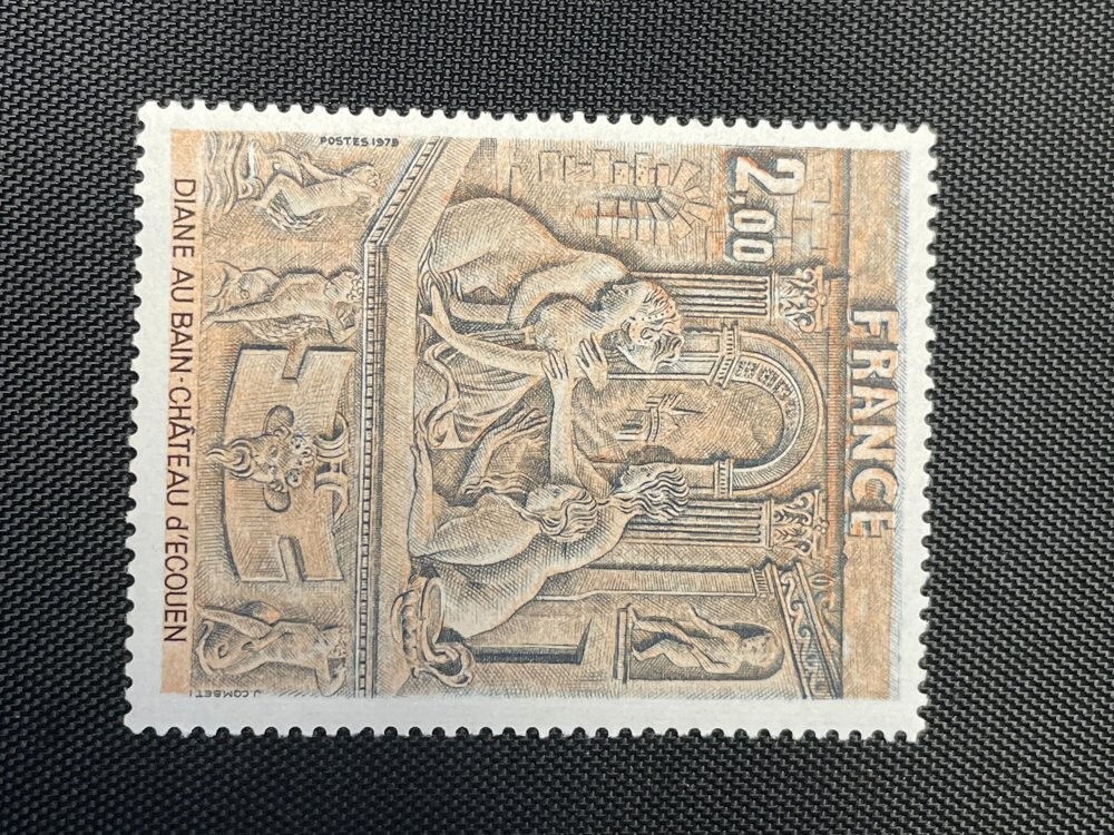 [ редкий ]1979 год Франция марка Diana. .. не использовался / прекрасный товар быстрое решение есть ( контрольный номер EST6672)