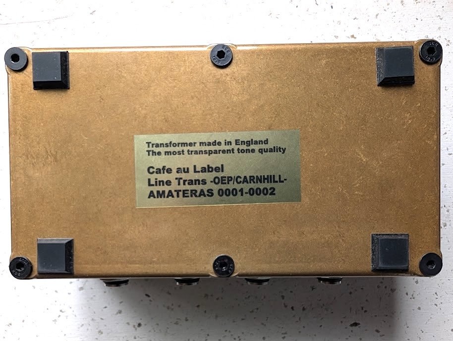 ニーヴくん AMATERAS 0002 2chライントランスフォーマー Cafe au Label AMATERAS 0002 2ch Line Trans フォーンステレオ