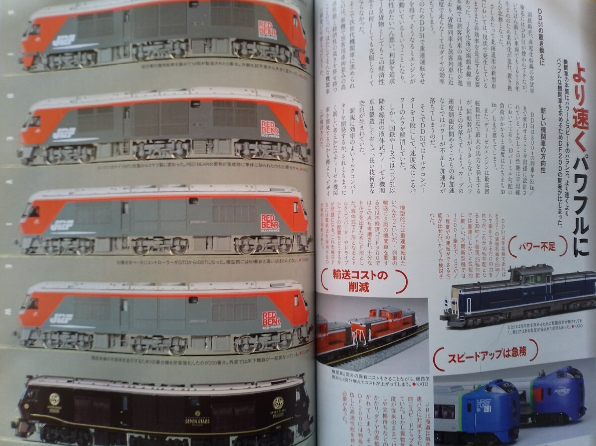 即決 Nゲージ読本エヌ保存版 JR貨物DF200形ディーゼル機関車の軌跡・KATO 智頭急行 HOT7000系 スーパーはくと・団地 公団住宅 未塗装キット_画像2