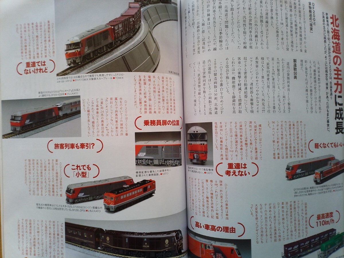 即決 Nゲージ読本エヌ保存版 JR貨物DF200形ディーゼル機関車の軌跡・KATO 智頭急行 HOT7000系 スーパーはくと・団地 公団住宅 未塗装キット_画像4