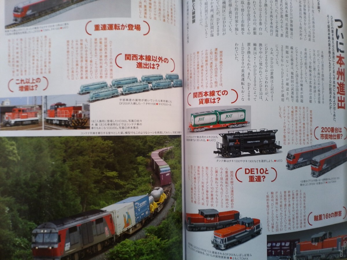 即決 Nゲージ読本エヌ保存版 JR貨物DF200形ディーゼル機関車の軌跡・KATO 智頭急行 HOT7000系 スーパーはくと・団地 公団住宅 未塗装キット_画像5