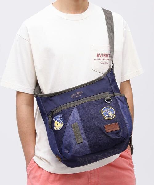 約半額 @9350 TOMCAT SHOULDER BAG / トムキャット ショルダーバッグ / AVIREX / アヴィレックス / TOP GUN 2 AX 1170 K AX1170K ノウコン