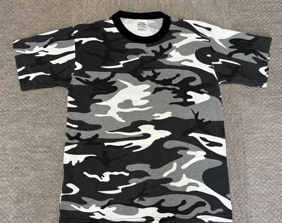 MADE IN USA アメリカ製 迷彩 カモフラージュ サイズS Tシャツ 半袖 USA製　 半袖_画像1