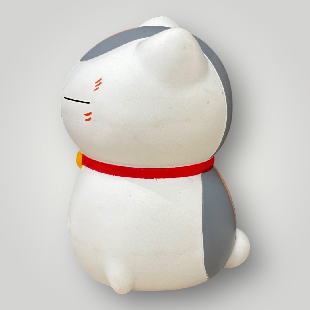 ニャンコ先生「夏目友人帳ちんまりニャンコ先生そふびこれくしょん」ソフビフィギュア★サイズ約５cm〈wv