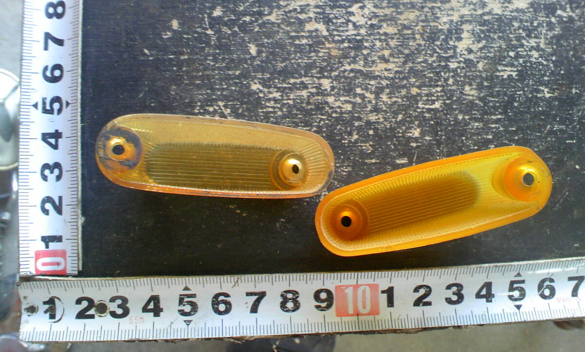  Honda HONDA C100 Super Cub! передний указатель поворота линзы!! [1]