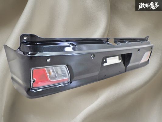 ★新車外し★ ダイハツ純正 S700V S710V S700W ハイゼットカーゴ リアバンパー T/L 付 X07 ブラックマイカメタリック 52159-B5210 棚31F1_画像1