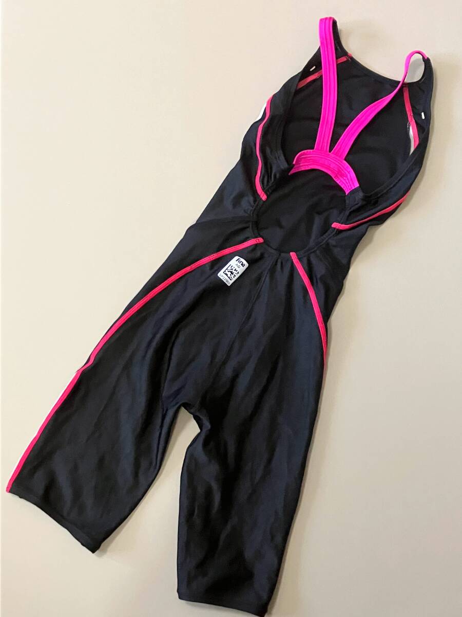 【美品】競泳水着 SPEED スピード Fina承認 ハーフスーツ スパッツ SSサイズ FLEXΣ ニースキン レディース SD45H532 arena ミズノ_画像2