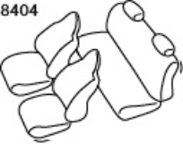 アルティナ スタンダードセブン シートカバー(ブラック)ミライース LA350S/LA360S 8404 Artina 車種専用設計 シート_画像6