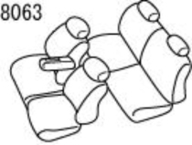 アルティナ ラグジュアリー シートカバー(ブラックシルバー)タントカスタム LA600S/LA610S 8063 Artina 車種専用設計 シート_画像7