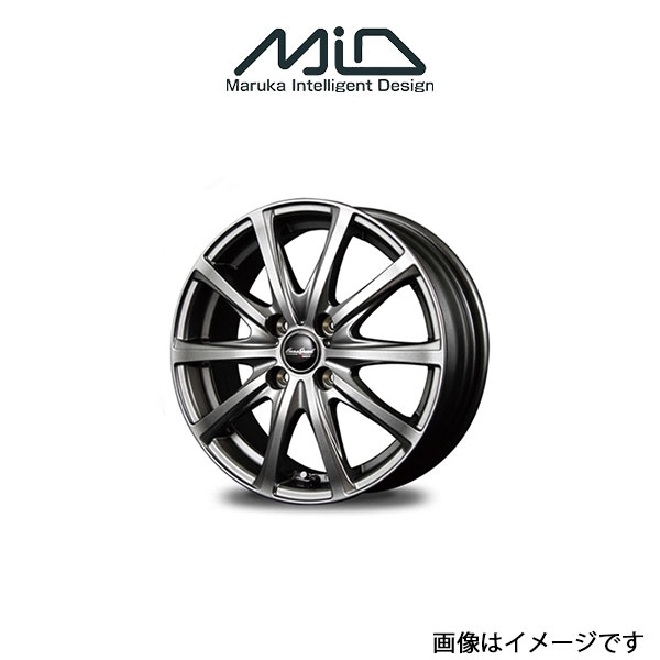 MID ユーロスピード V25 アルミホイール 4本 スーパーキャリィ DA16T(12×4J 4-100 INSET42 メタリックグレー)EUROSPEED V25