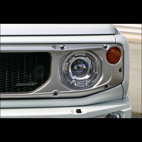 モンスタースポーツ TOUGH フロントグリル(ABS樹脂 未塗装)ジムニー JB64W 797500-5500M Monster Sport_画像5