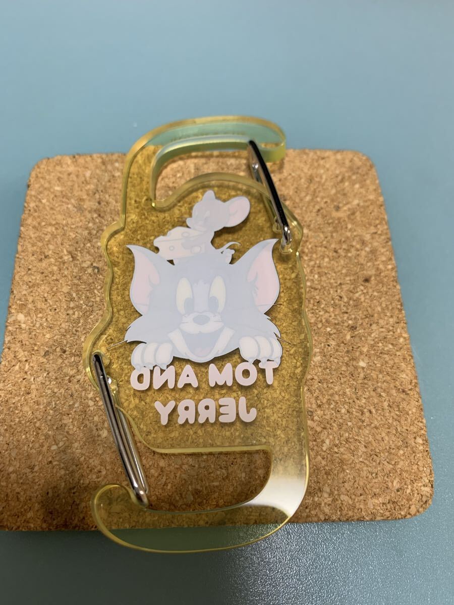 トムとジェリー ツインカラビナ キーホルダー 黄色 TOM AND JERRY_画像4