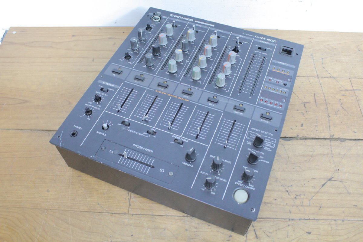 ☆【1W0819-6】 Pioneer パイオニア DJミキサー DJM-500 ジャンク