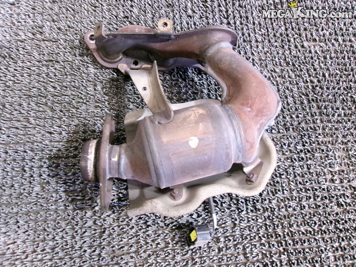 HA1W i アイ 純正 ノーマル エキゾーストマニホールド エキマニ たこ足 触媒 ハニカム崩れ無 / 4S8-1291_画像1