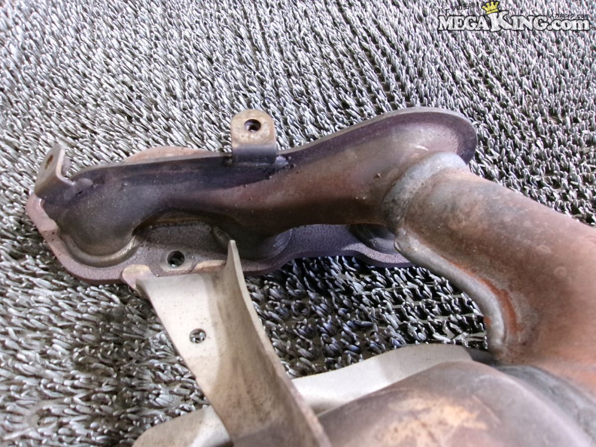 HA1W i アイ 純正 ノーマル エキゾーストマニホールド エキマニ たこ足 触媒 ハニカム崩れ無 / 4S8-1291_画像2