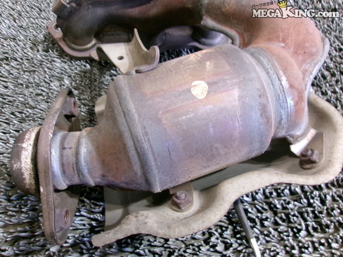 HA1W i アイ 純正 ノーマル エキゾーストマニホールド エキマニ たこ足 触媒 ハニカム崩れ無 / 4S8-1291_画像3