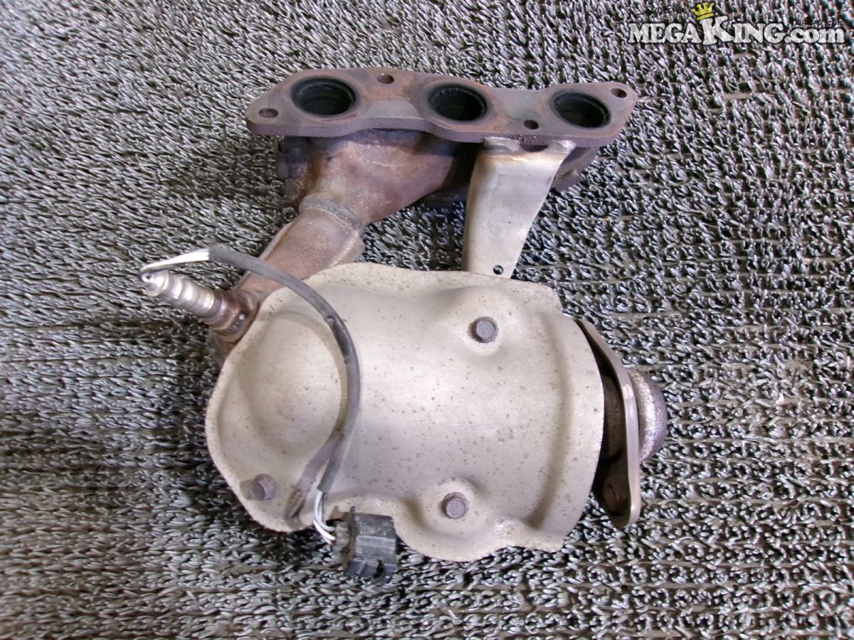 HA1W i アイ 純正 ノーマル エキゾーストマニホールド エキマニ たこ足 触媒 ハニカム崩れ無 / 4S8-1291_画像4