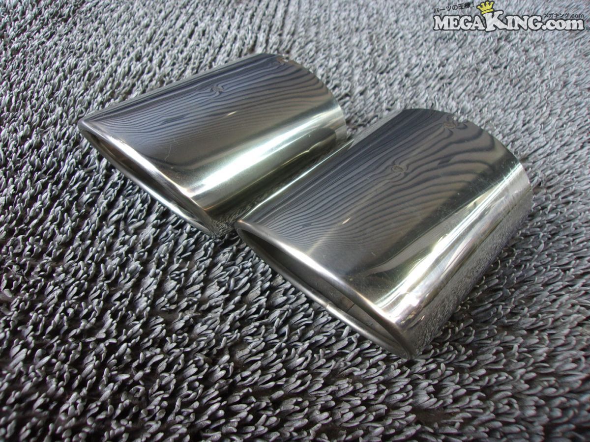 MXUA80 ハリアー 純正 ノーマル マフラーカッター 左右 / 4S8-493_画像1