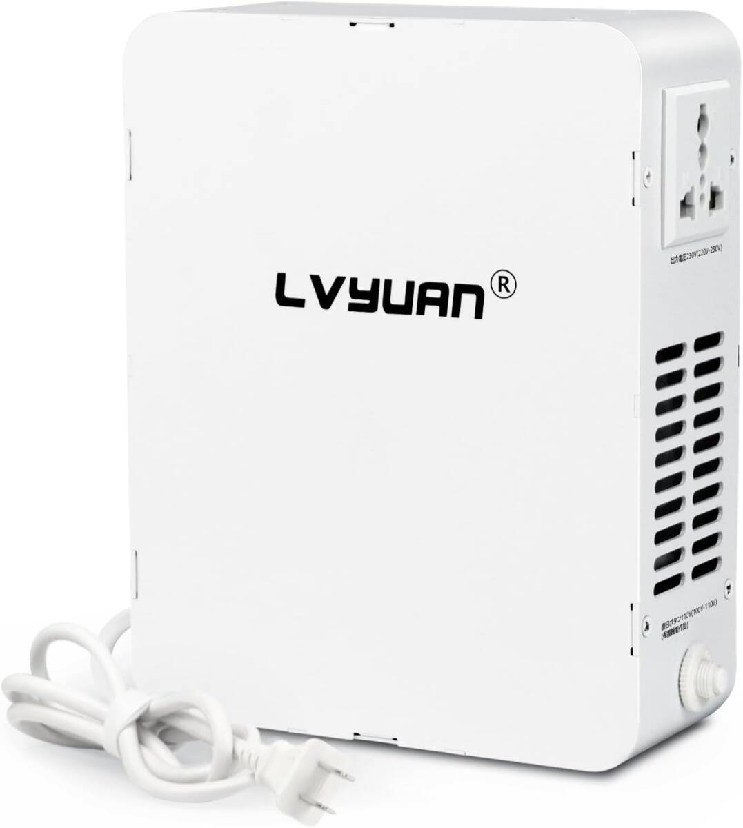 [ не использовался товар ]LVYUAN трансформатор 1000W за границей электрический товар . Япония использование оригинальный медь кольцо core встроенный легкий compact безопасность тихий звук TYJP-1000[ японский язык инструкция имеется ]