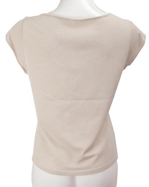 フォクシー FOXEY ベージュ 半袖 ニット 42