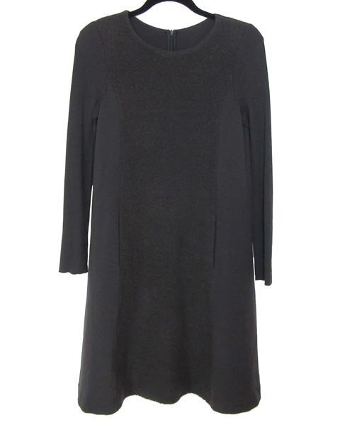 ☆フォクシーニューヨーク長袖ワンピースグレー40☆ フォクシーニューヨーク La Seine Dress 42994 ワンピース 40