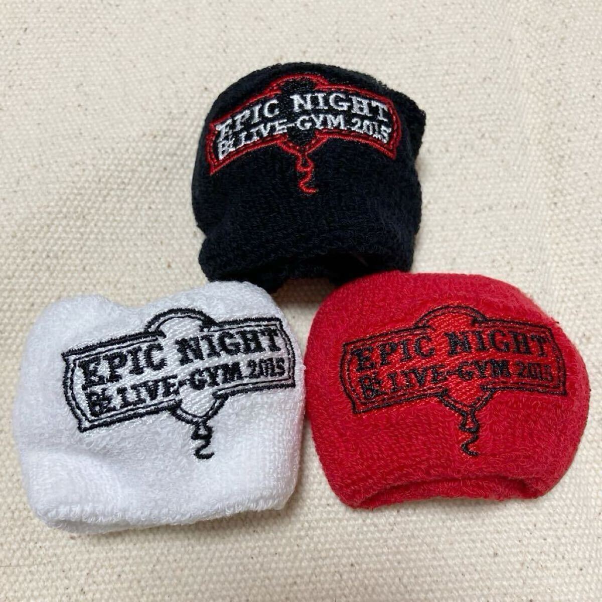 Ｂ'z LIVE-GYM 2015 EPIC NIGHT 會場限定 ガチャガチャ リストバンド 3種