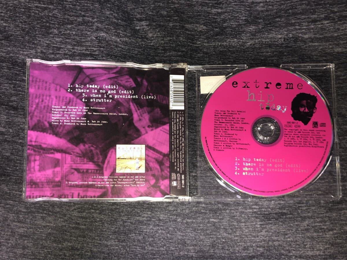 EXTREME エクストリーム HIP TODAY シングル デジパック仕様 2CD 2枚組 コレクター ヨーロッパ盤 マニア レア 95年製_画像8