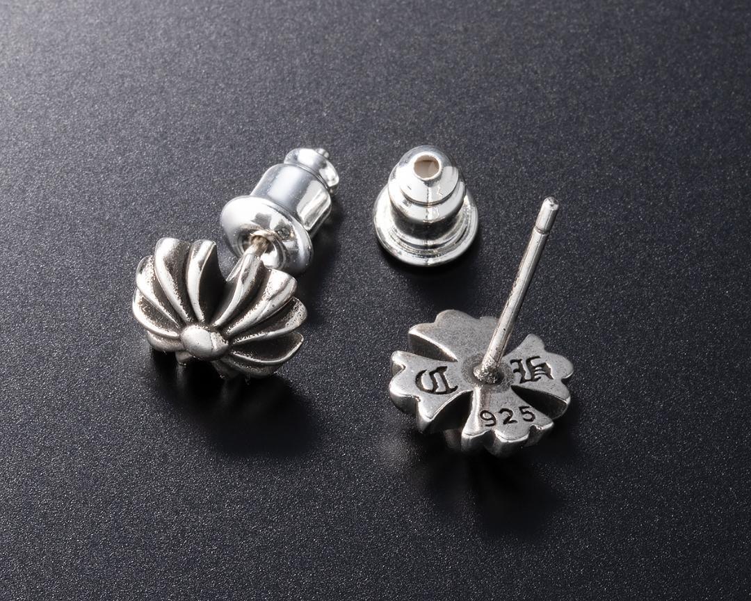 新品 シルバー925 ピアス クロス 十字架 キャッチ付 両耳 匿名配送 003_画像3