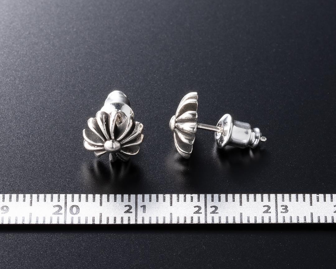 新品 シルバー925 ピアス クロス 十字架 キャッチ付 両耳 匿名配送 003_画像4